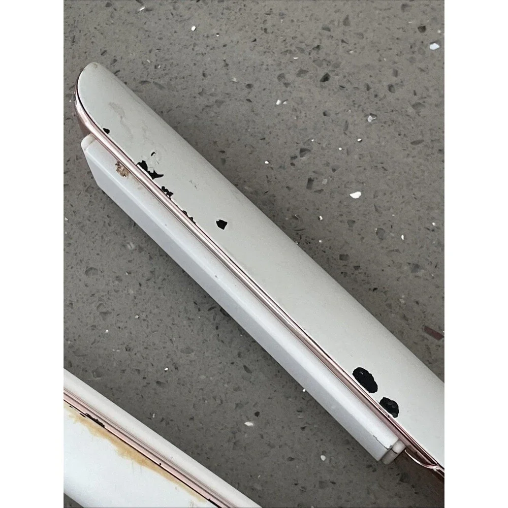 T3 - Smooth ID 1” Smart Flat Iron with Touch Interface White & Rose Gold tested